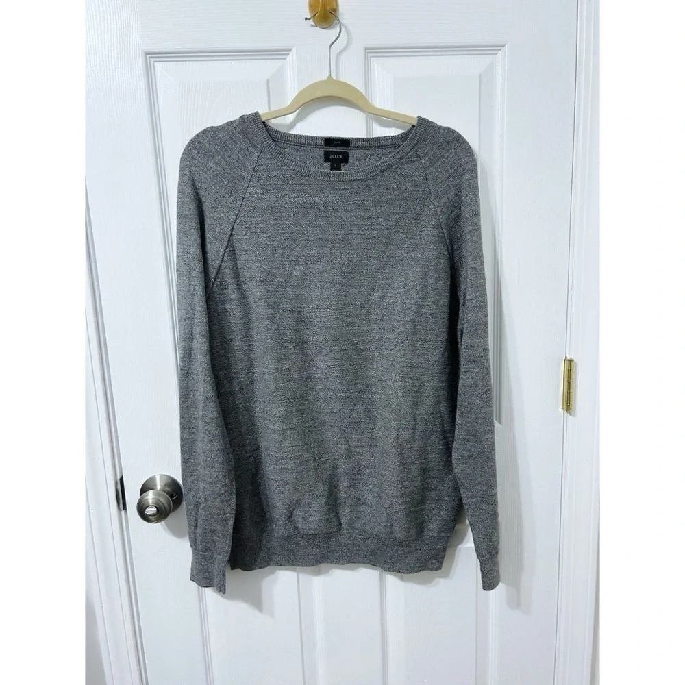 J.Crew Slim Men’s Knit Sweater In Gray